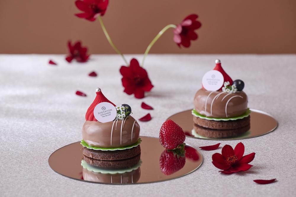 「いちごとミルクチョコレートムース」950円