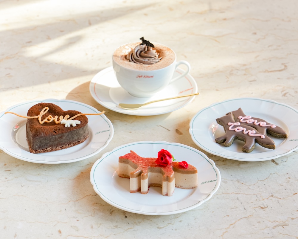 「カフェ キツネ」バレンタインシーズン限定スイーツのイメージ