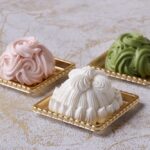 3月1日〜4月10日に販売される「ミニマロンシャンテリーセット(桜・白・抹茶)」1,836円