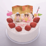 2月15日〜3月3日に販売される「桃の節句 乳と卵と小麦粉を使用していないデコレーション」税込み3,672円