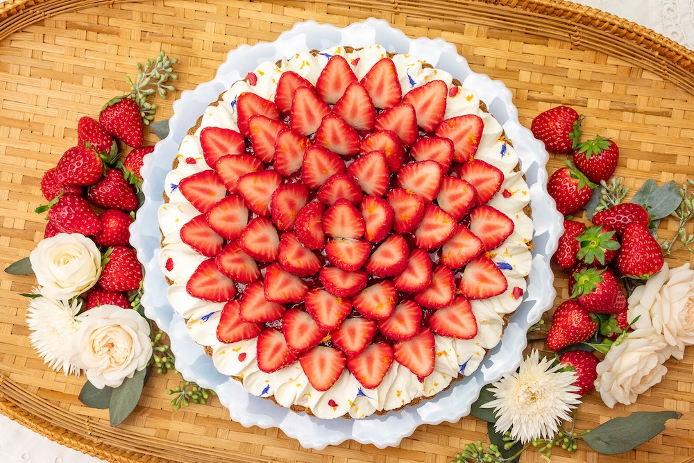 「イチゴとダブルチーズのタルト」イメージ