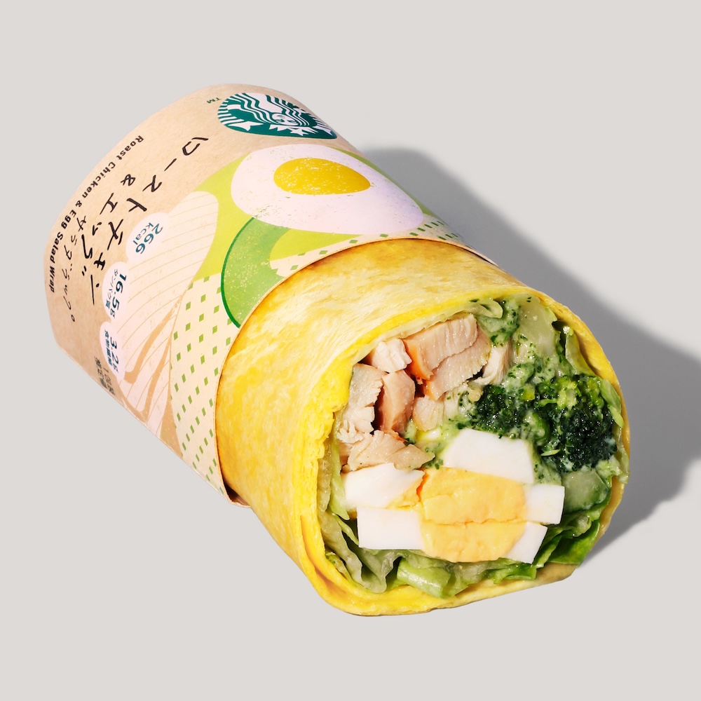 「ローストチキン＆エッグ サラダラップ」税込み520円