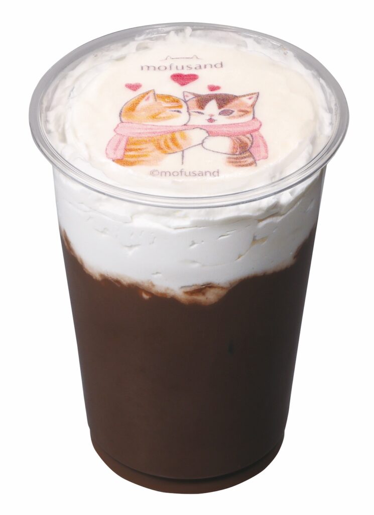 「にゃんにゃんチョコミルク」480円