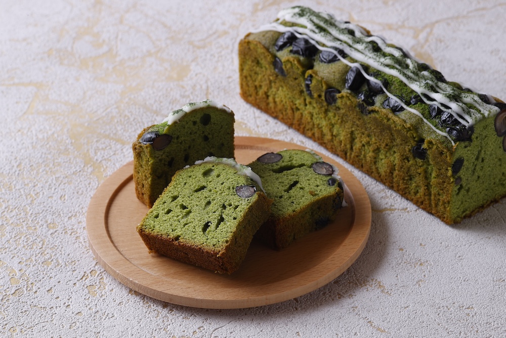 3月1日〜5月31日に販売される「抹茶黒豆パウンド」3,024円
