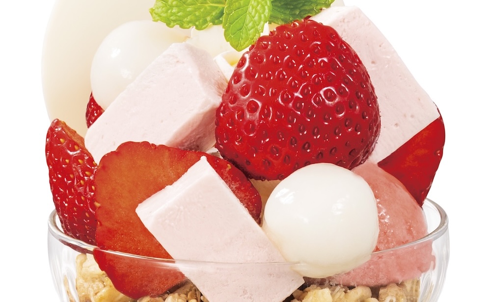 「あまおうと抹茶のサンデー」税込み1,969円