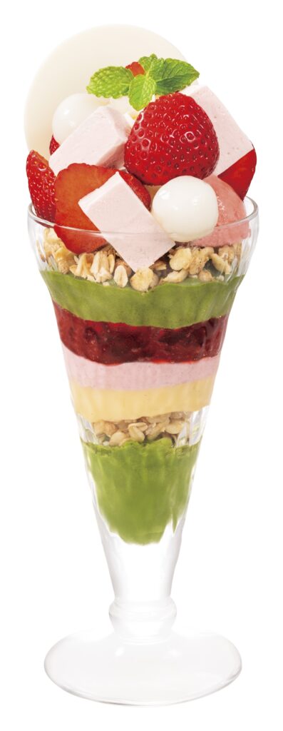 「あまおうと抹茶のサンデー」税込み1,969円