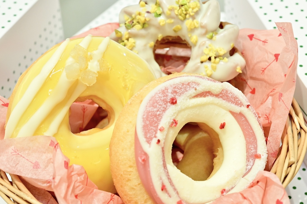 春季限定の新作ドーナツ3種のイメージ