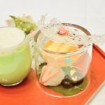 「箱根湯寮」の各日10食限定「桜霞」抹茶ラテ付き・1,800円