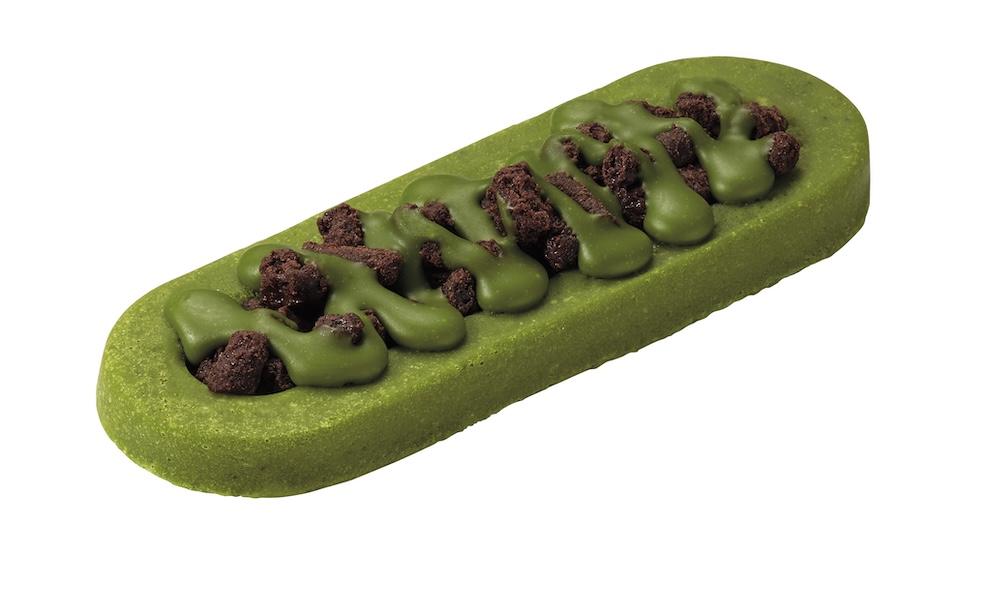 3月10日より発売される「京都ブラックサンダー 宇治抹茶のガトーショコラ」税込み258円