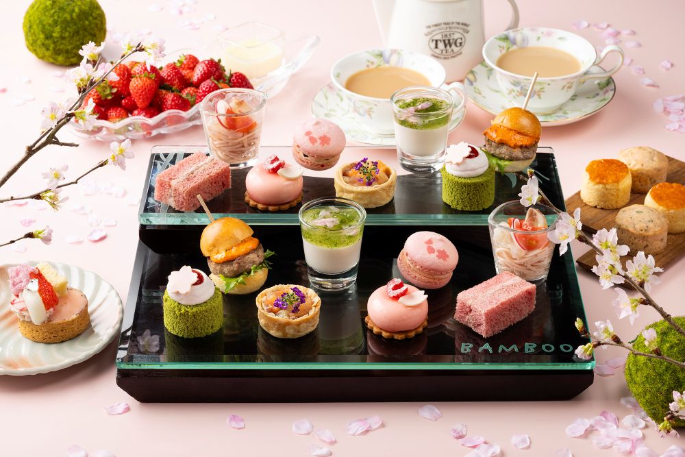 「桜のアフタヌーンティー」イメージ