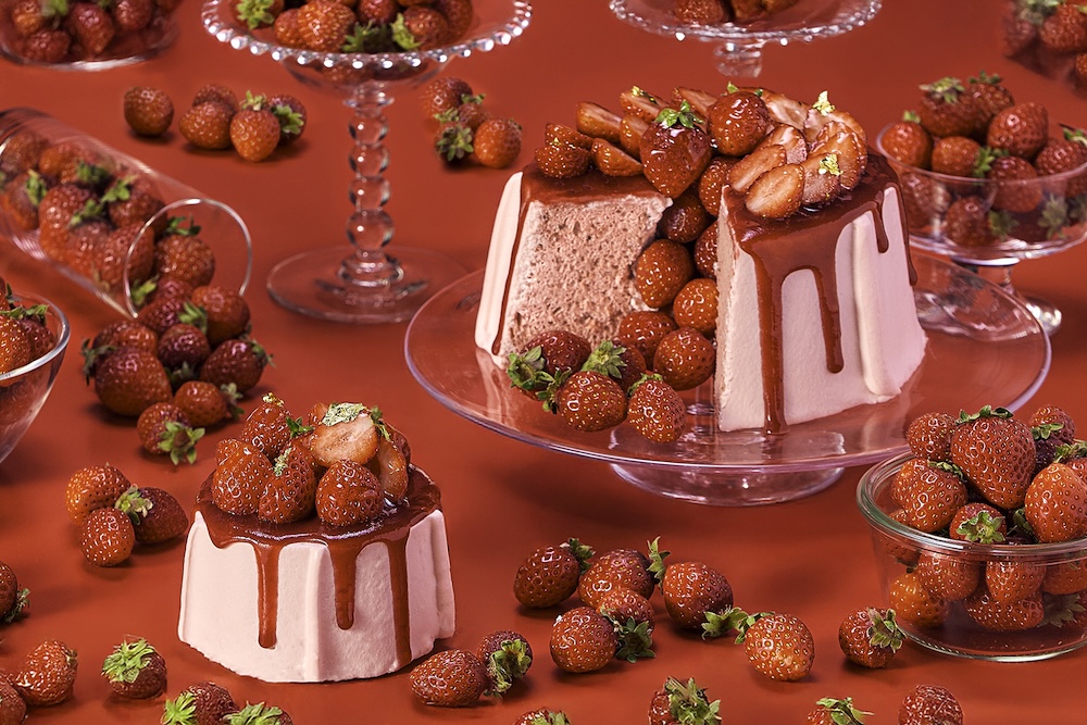 プレミアムシフォンケーキ「あまおう苺」イメージ