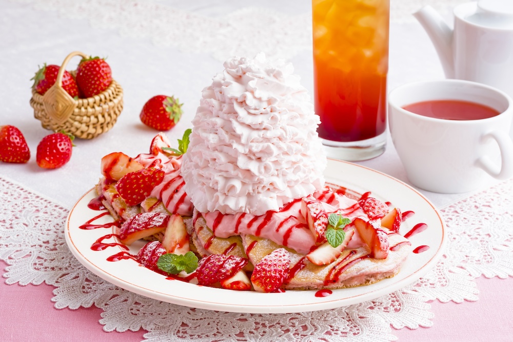 「ストロベリークリームパンケーキ」イメージ