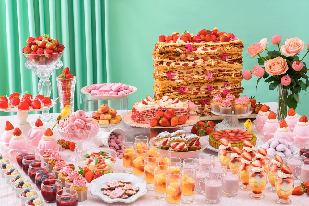 「満開春桜といちごのスイーツビュッフェ」イメージ