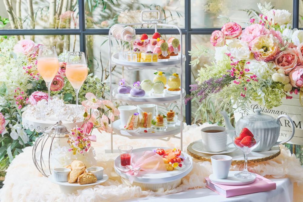 「フラワーマルシェアフタヌーンティー」税込み5,100円~(サービス料含む)