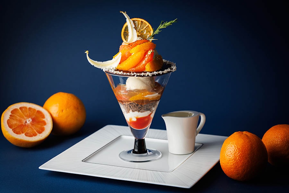 「オレンジとグレープフルーツのパフェ」イメージ