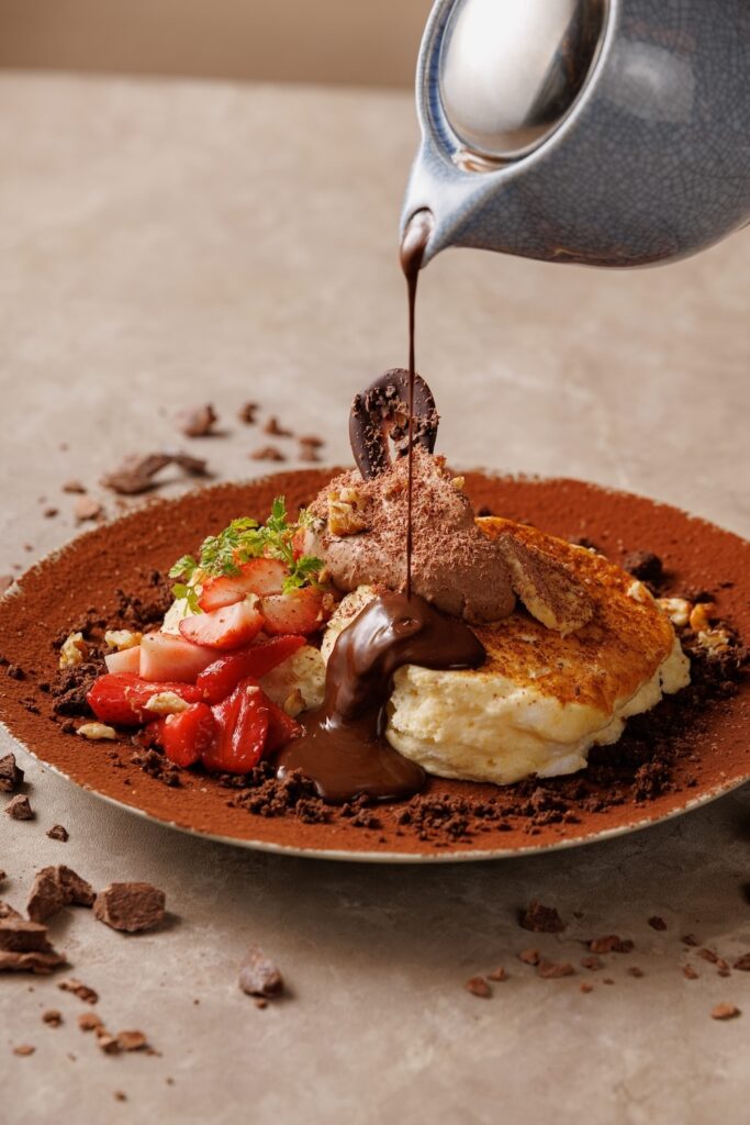 「“Chocolate-Brown”Minimalチョコレートのメルティパンケーキ」イメージ