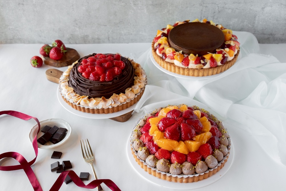 「DISHES and TART SAN」バレンタイン期間限定タルトのイメージ