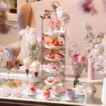 「ニューヨークラウンジ」にて販売される「ストロベリーブロッサムアフタヌーンティー」イメージ