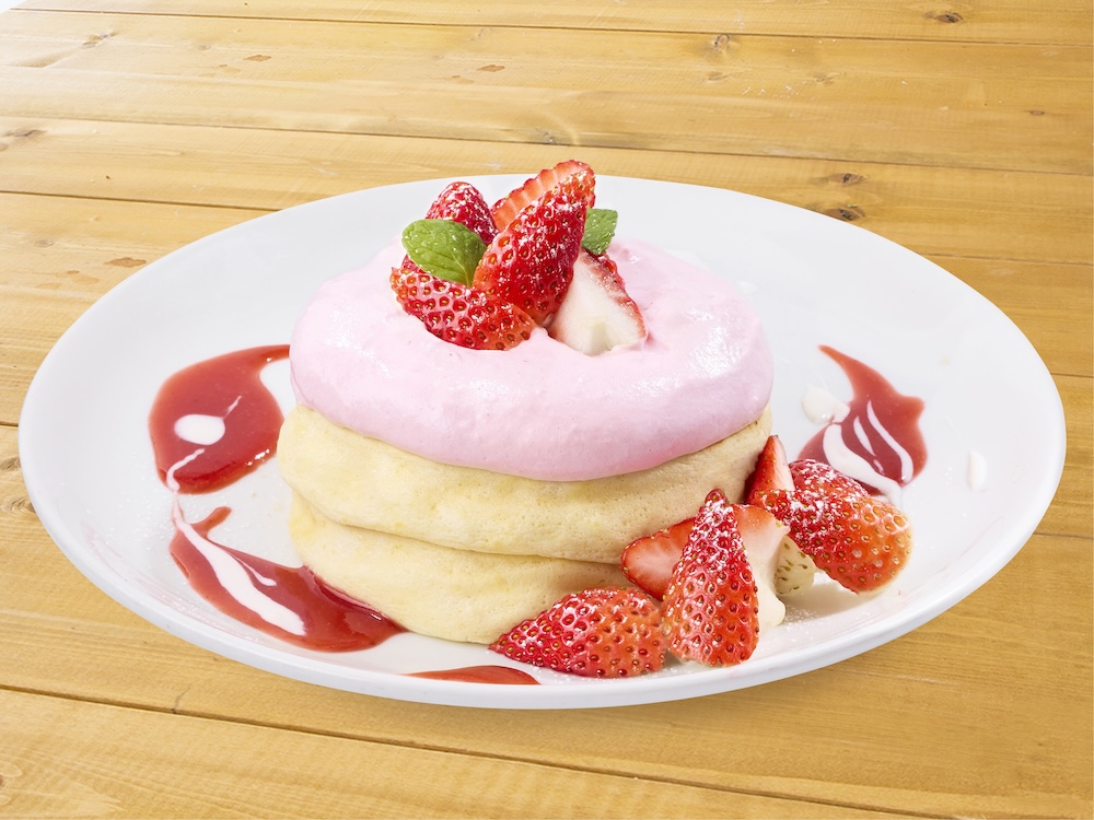「いちごのリコッタパンケーキ」税込み1,880円