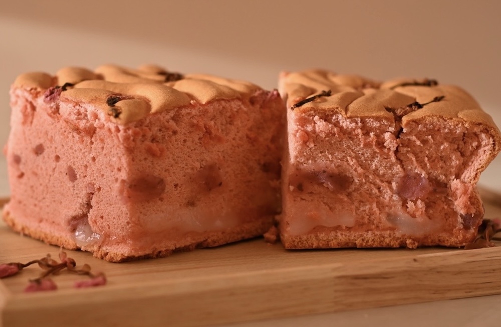 「桜あんの羽二重餅カステラ」イメージ