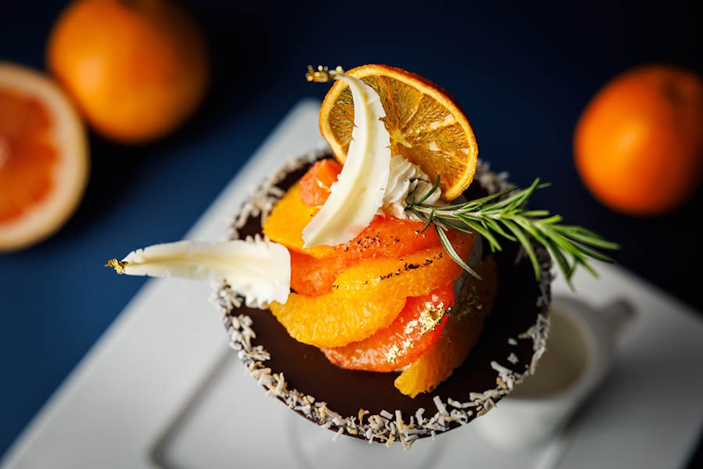 「オレンジとグレープフルーツのパフェ」イメージ