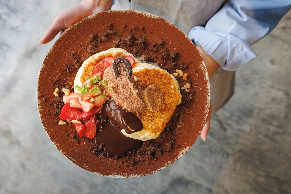 「Chocolate-Brown Minimalチョコレートのメルティパンケーキ」イメージ