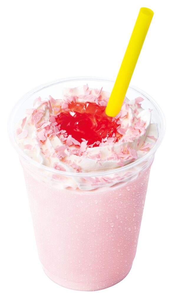 「さくらパフェシェーキ」税込み390円