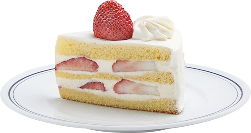 7階の「パパスカフェ」の各日10食限定「とちあいかのカスタードショートケーキ」880円