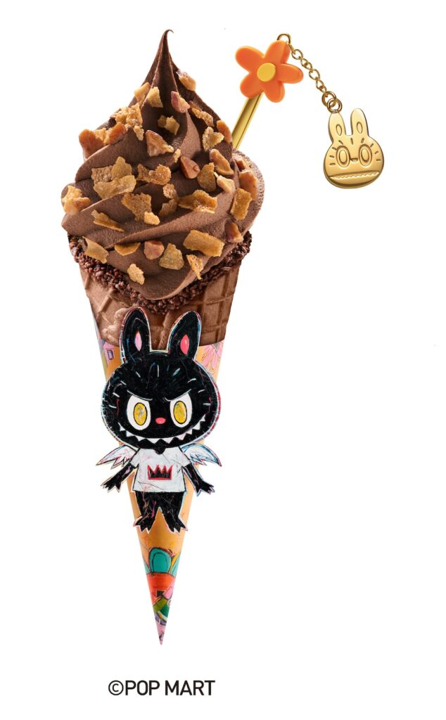 「GODIVA × LABUBU ダークチョコレート ソフトクリーム」イメージ