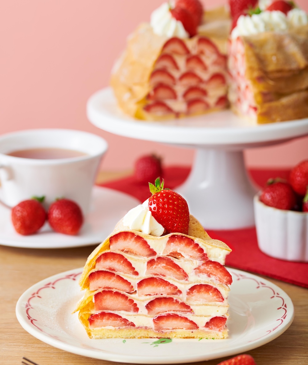 「あまおう苺のミルクレープ」イメージ