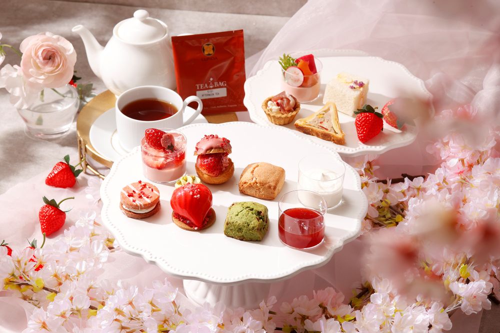 「ストロベリーブロッサムアフタヌーンティーBOX」イメージ