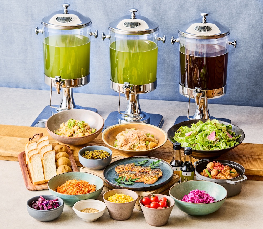 「日本茶とおばんざいビュッフェ」税込み1,650円