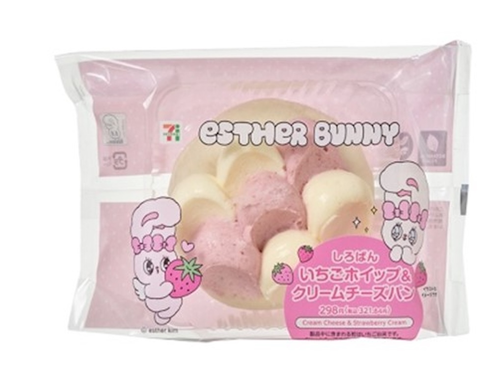 「いちごホイップ＆クリームチーズパン」税込み321円