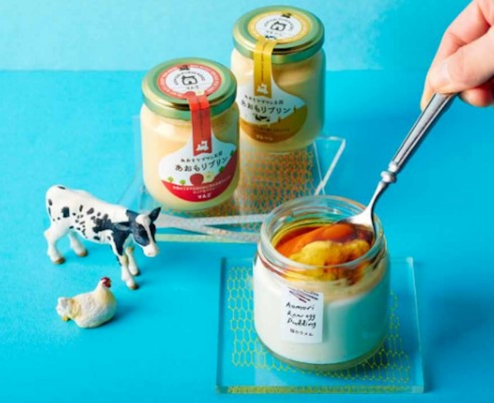 「あおもりプリン工房」の阪神梅田本店初登場「あおもり生プリン」552円〜