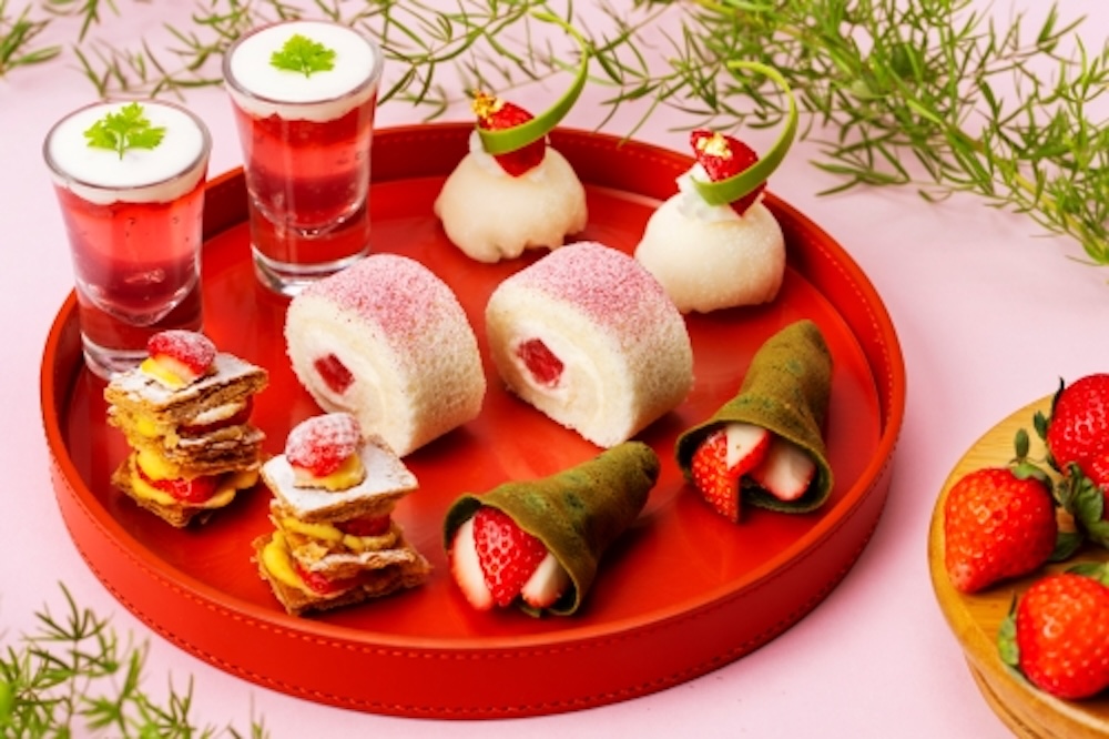 「宮古島産いちごのストロベリーアフタヌーンティー」イメージ