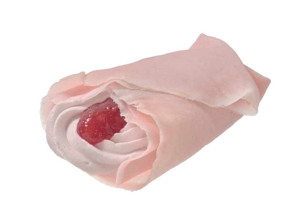 「もっちり和クレープ さくらといちご」税込み280円