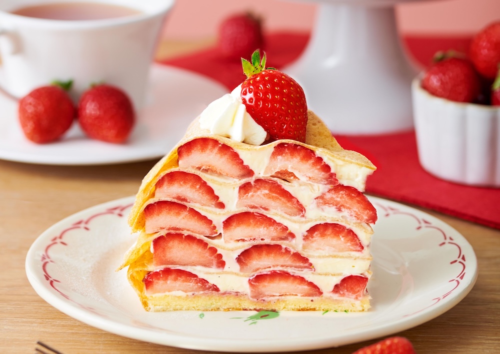 「あまおう苺のミルクレープ」イメージ