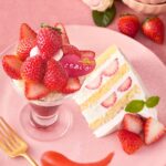 「とちあいかづくしのスイーツプレート（栃木県産とちあいかのパフェ＆ショートケーキ）」紅茶付き・税込み2,600円