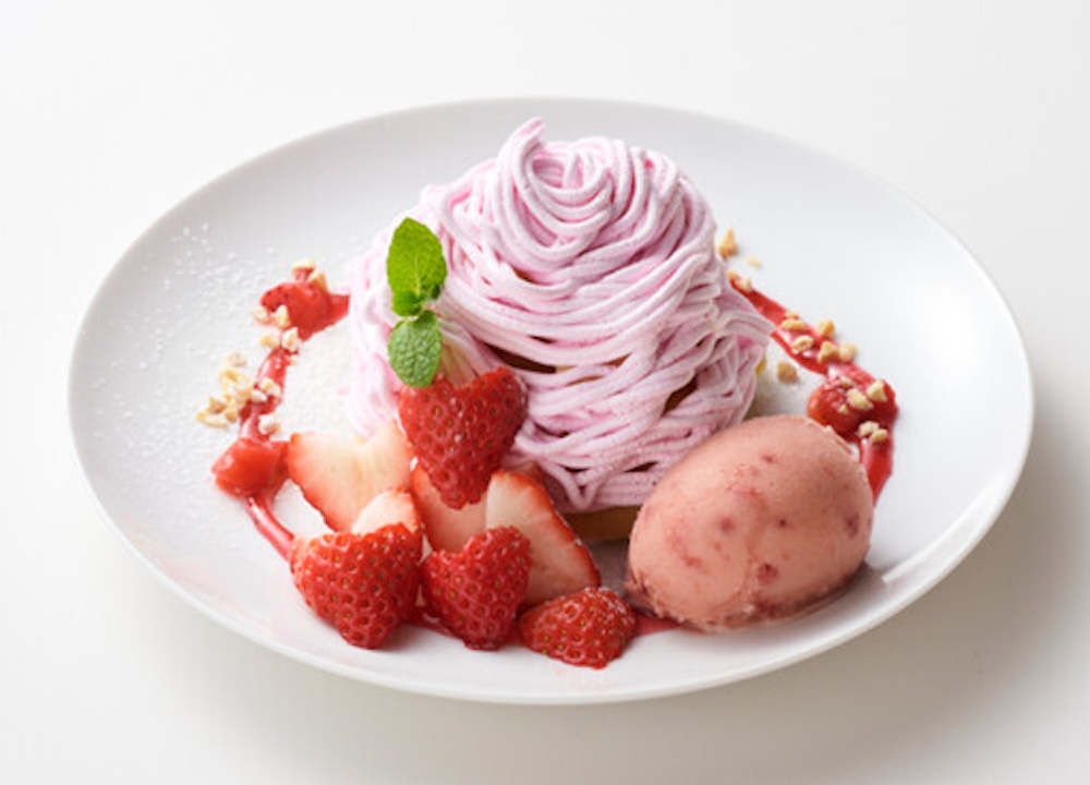 「元町シフォン　いちごモンブラン」税込み1,310円