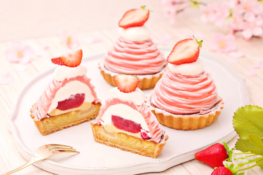 「苺とさくらのモンブラン」税込み680円