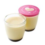 2月1日〜2月14日に販売される「カスタードプリン（ハートキャップ）」税込み378円