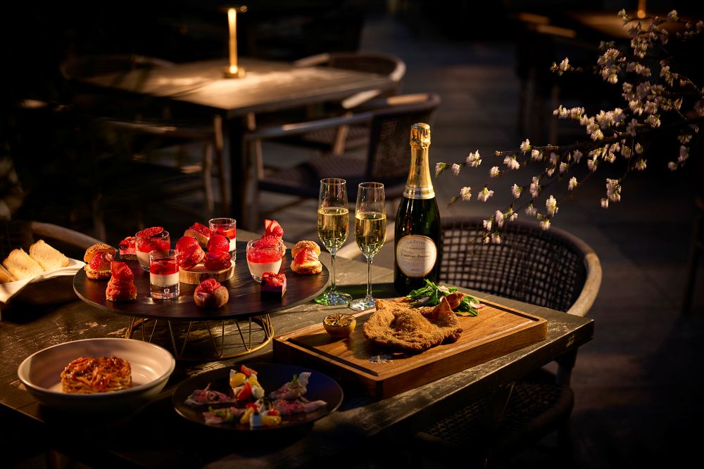 シャンパン・フリーフロー付きディナーコース「Spring Strawberry Terrace Dolce Vita」イメージ