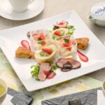 「ポム・ダダン アフタヌーンティー ”日本茶の香りと苺の彩”」イメージ