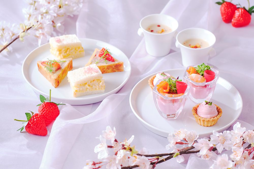「ストロベリーブロッサムアフタヌーンティー」イメージ