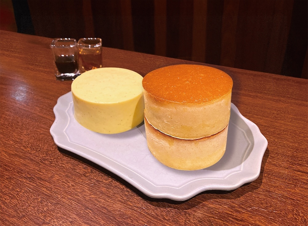 「ミニホットケーキ＆プリン ドリンクセット」イメージ