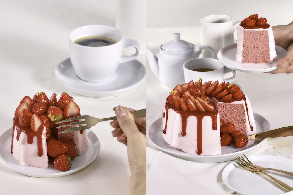 プレミアムシフォンケーキ「あまおう苺」イメージ