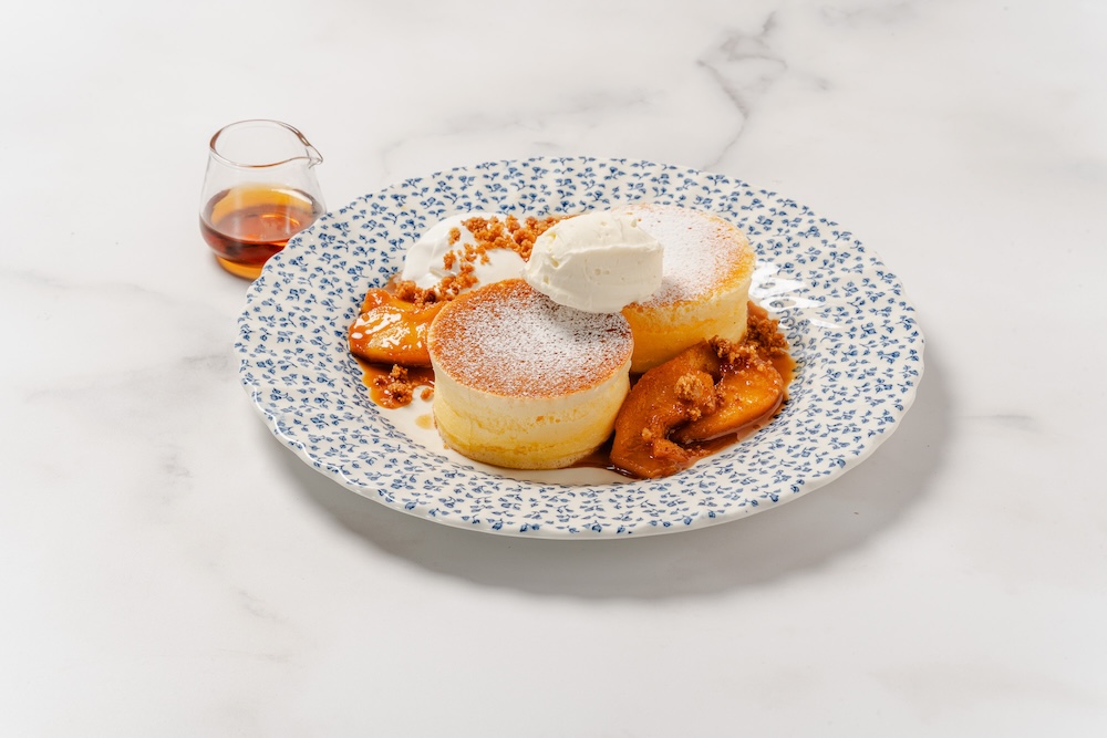 「林檎シナモンキャラメルパンケーキ」税込み1,320円