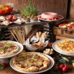 「トラットリア＆ピッツェリア カノビアーノ」で２月28日まで展開中の土日限定「DOLCE VITA～イタリアンドルチェブッフェ～」税込み3,200円（別途サービス料）