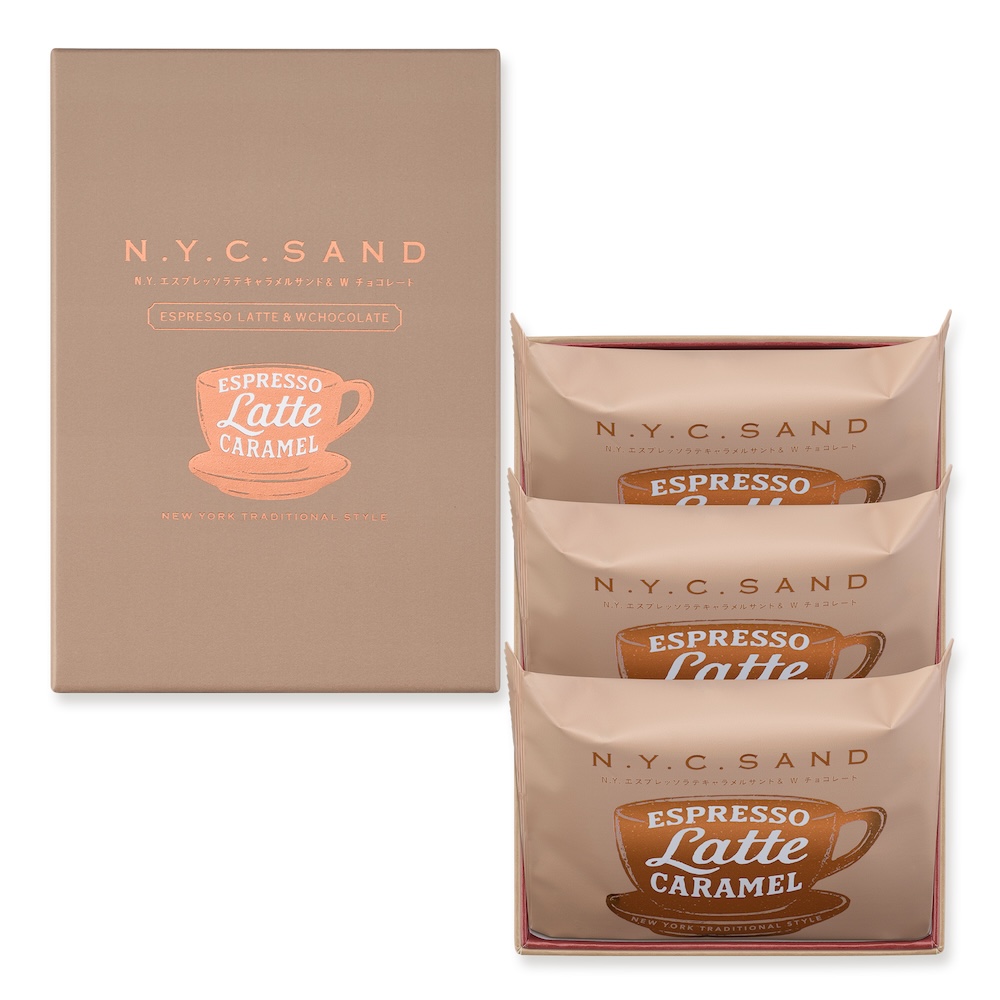 「N.Y.エスプレッソラテキャラメルサンド＆Wチョコレート」イメージ