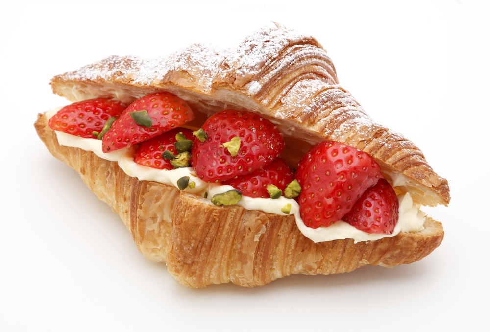 「フォション」の「いちごのフルーツ・クロワッサン」465円